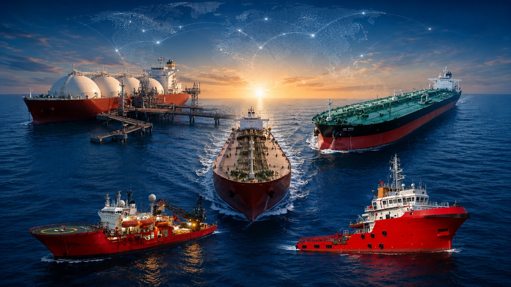 Seager Maritime Fleet Sunset